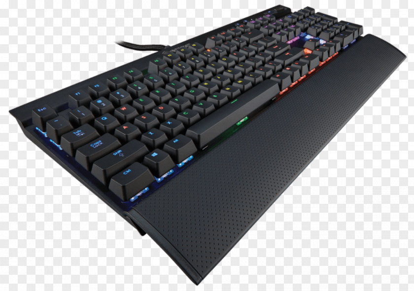 Computer Mouse Keyboard Corsair Gaming K55 RGB Keypad Backlight PNG