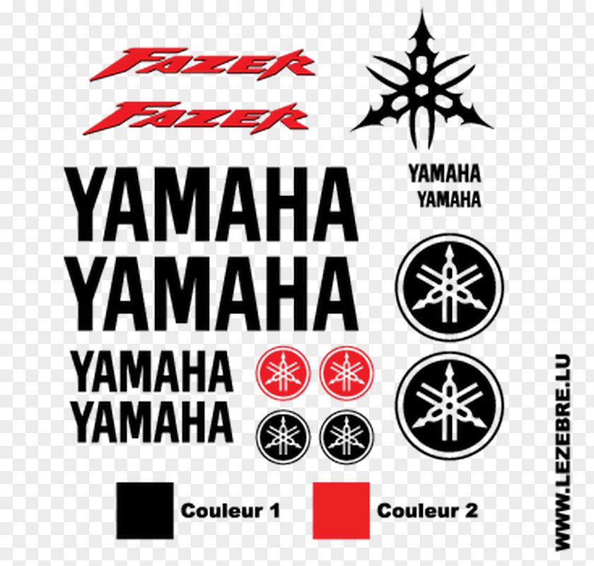 Decal Yamaha Stickers Fazer Motor Company Logo Brand Font PNG