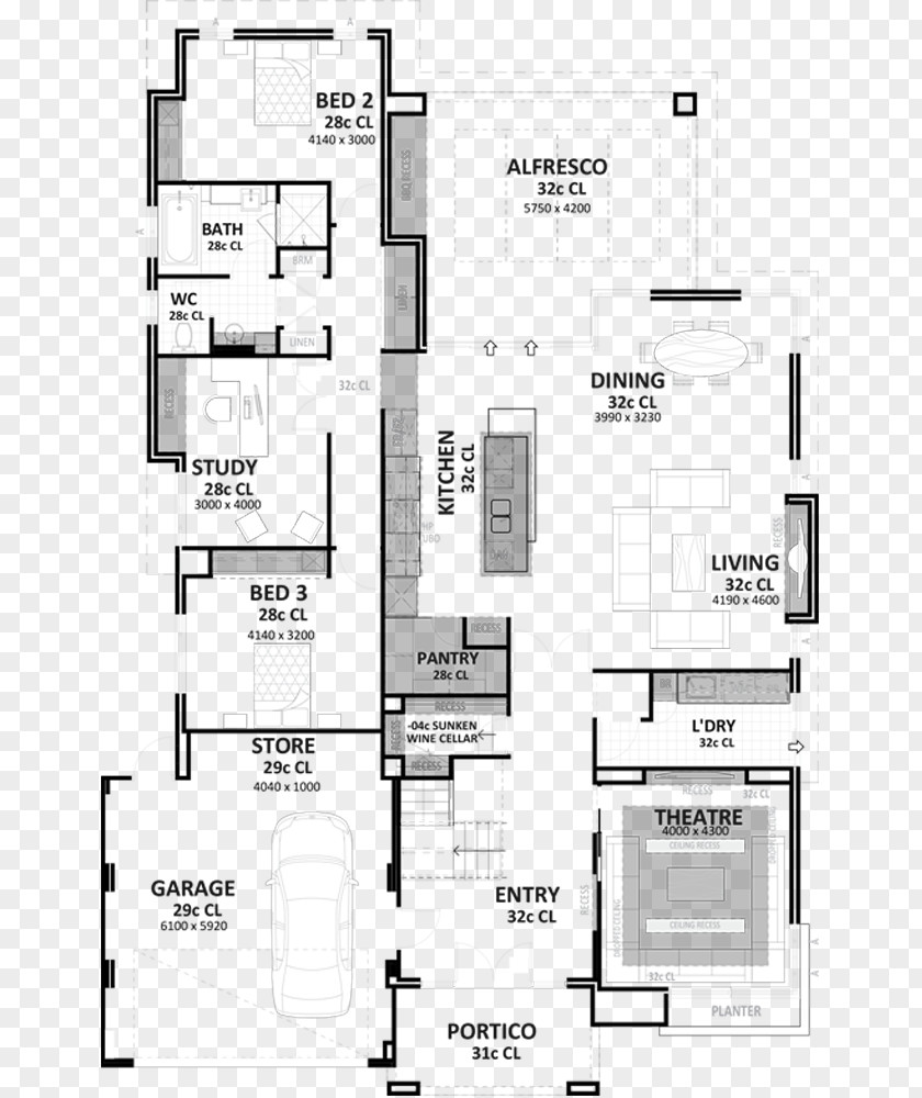 House Floor Plan Novus Homes Storey PNG