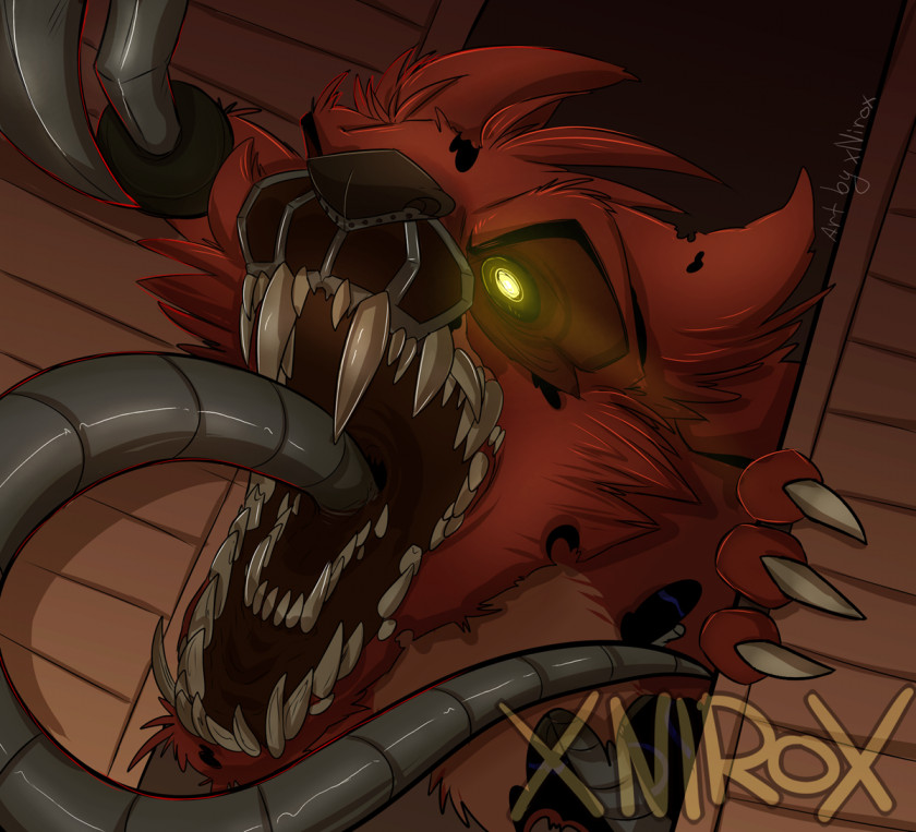 Nightmare Foxy Five Nights At Freddy's 4 2 Game PNG