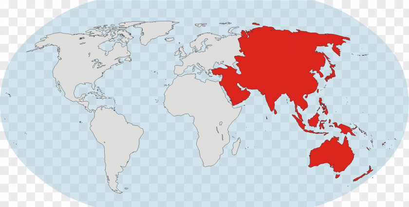 Asia Globe World Map PNG