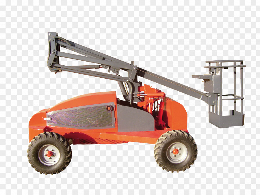 Crane Aerial Work Platform Pruning Elevator Machine PNG