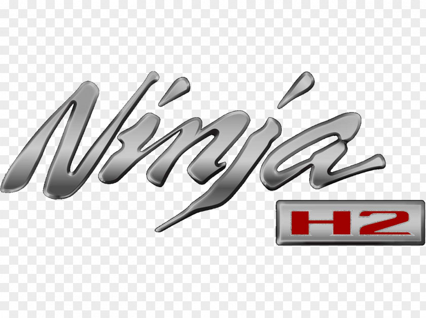 Design Kawasaki Ninja H2 Logo Font PNG