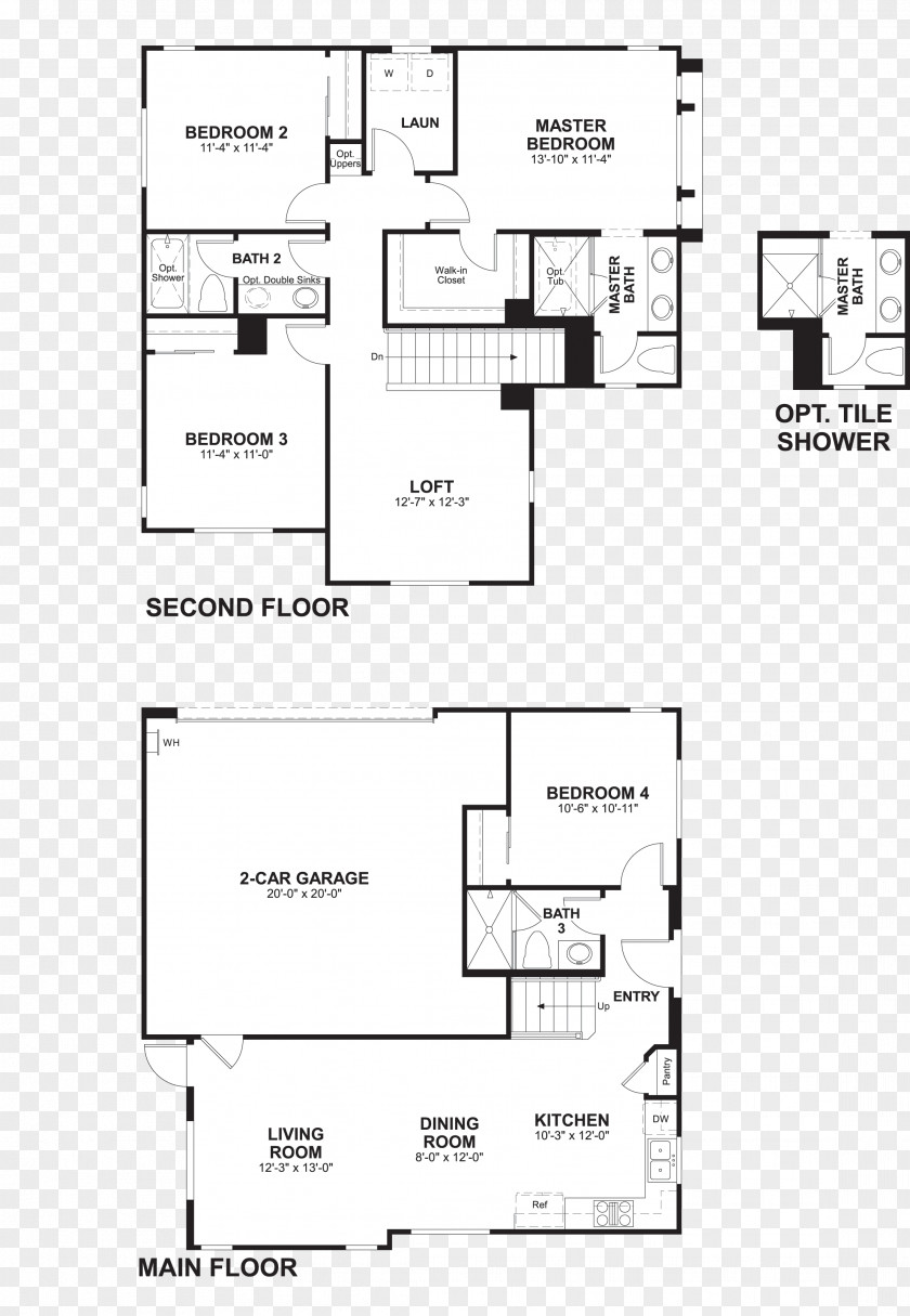 House Floor Plan Bryant Street Heirloom At The Preserve By Richmond American Homes Festival PNG