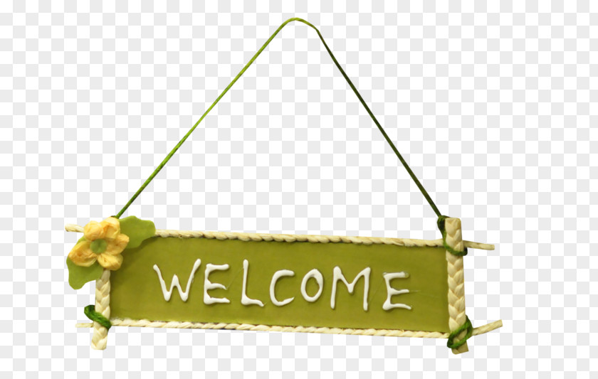 Image Of Welcome Clip Art Placard Flower PNG