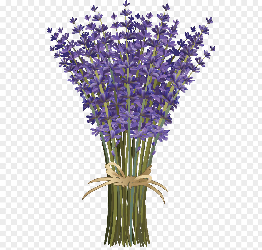 Lavender Flower Bouquet PNG