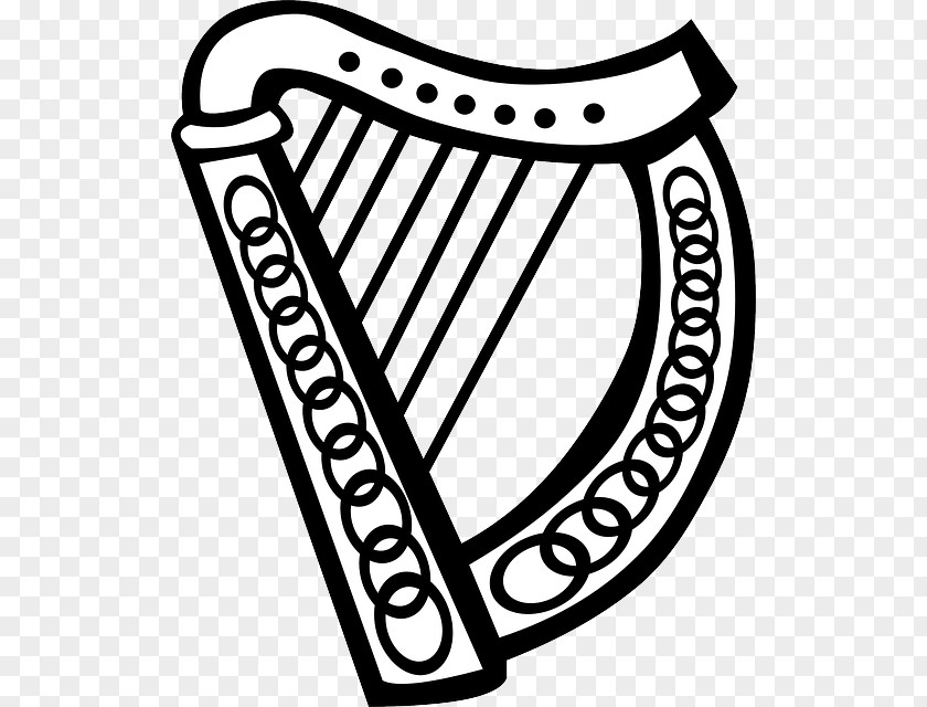 Rope Knot Celtic Harp Clip Art PNG