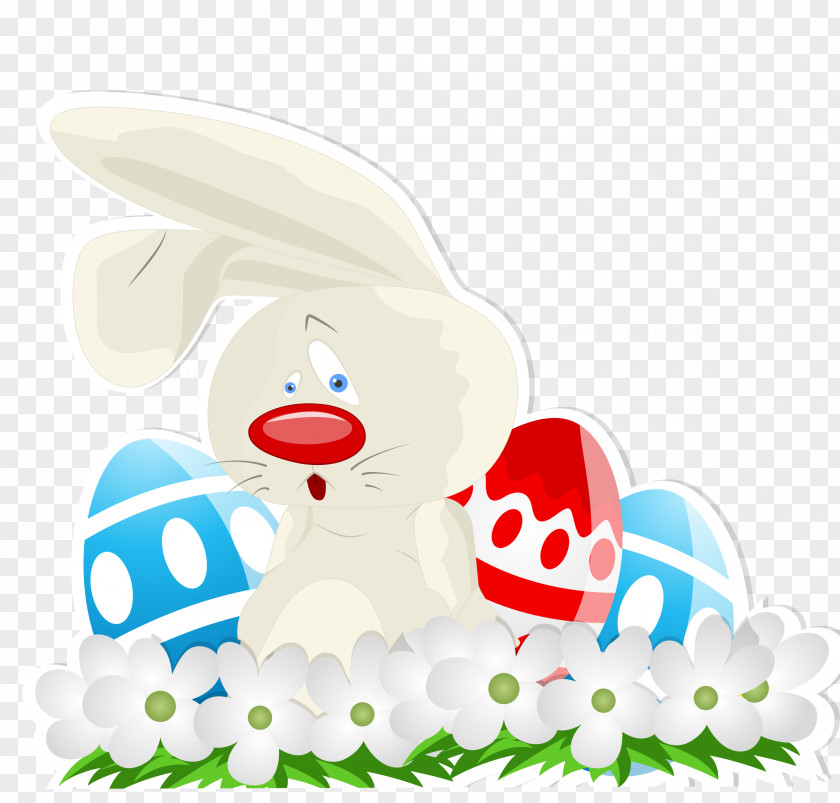 Surprise Bunny Illustration PNG