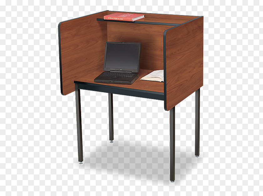 Table Carrel Desk Study Computer PNG