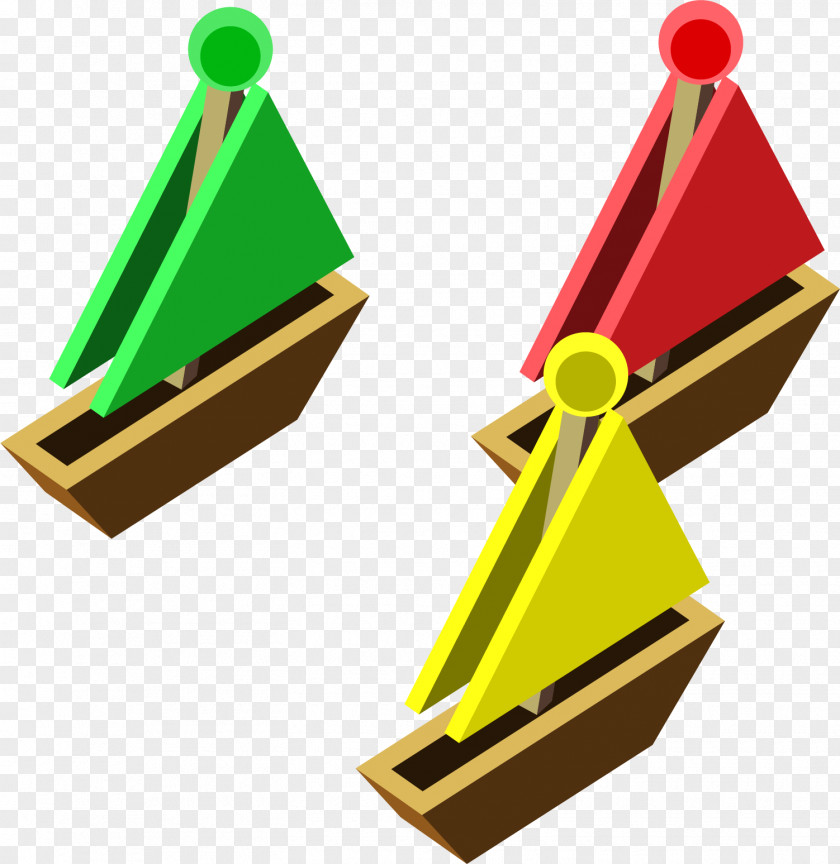 Cartoon Sail Material Clip Art PNG