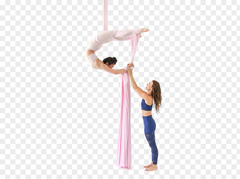 Circus Acrobatics Aerial Physique Silk Hoop PNG