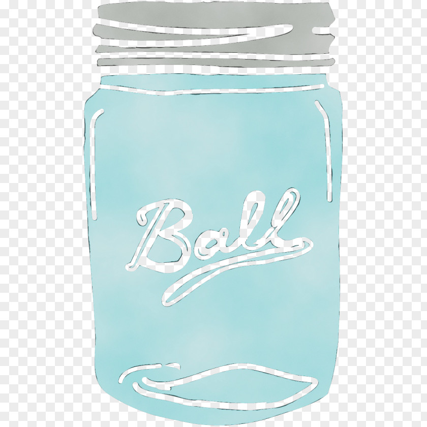 Food Storage Bottle Watercolor Background PNG
