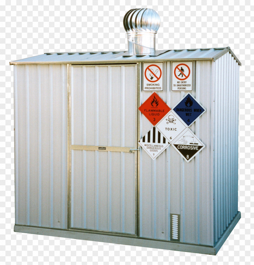 Garden Shed Chemical Storage Garage House PNG