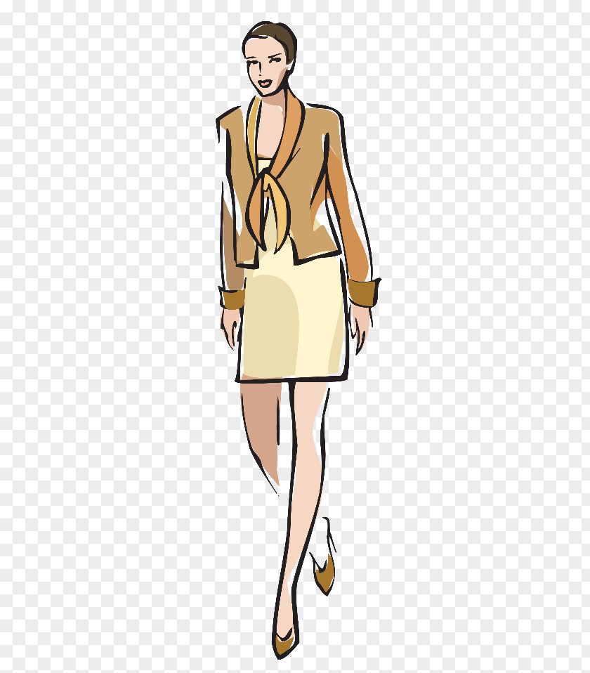 Woman Drawing Shoe Clip Art PNG