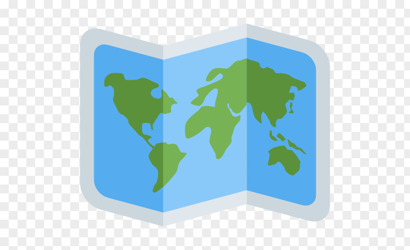 Globe World Map Emoji PNG