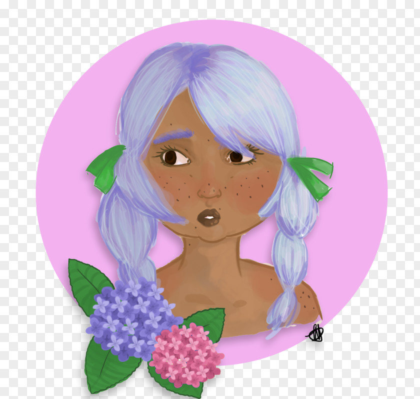 Hydrangea Lavender Lilac Violet Fairy Mermaid PNG