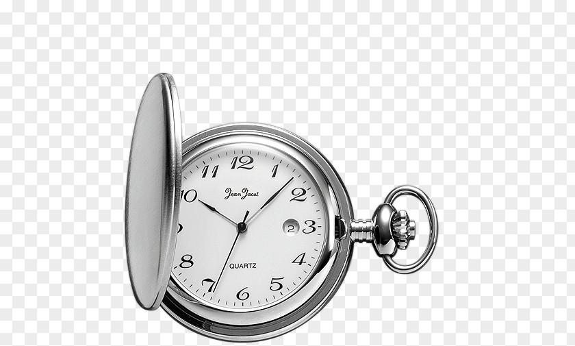 Watch Analog Pocket Stopwatch Silver PNG
