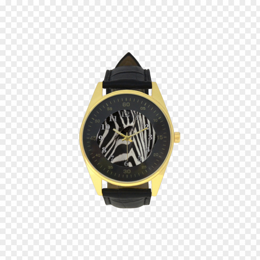 Watch Strap Leather Gold PNG