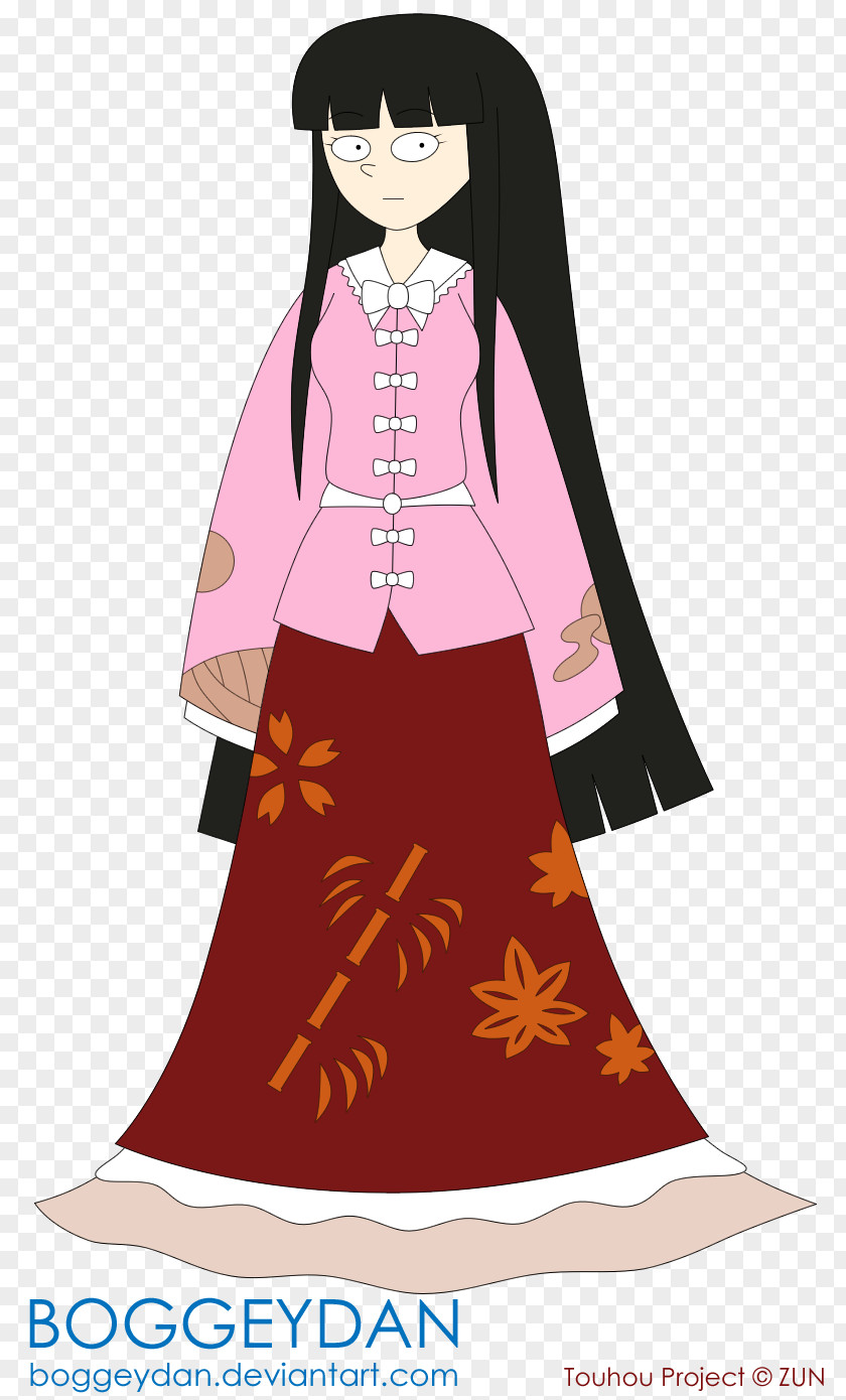 Characters Touhou Project NEET Costume Design Kaguya Ōtsutsuki Illustration PNG