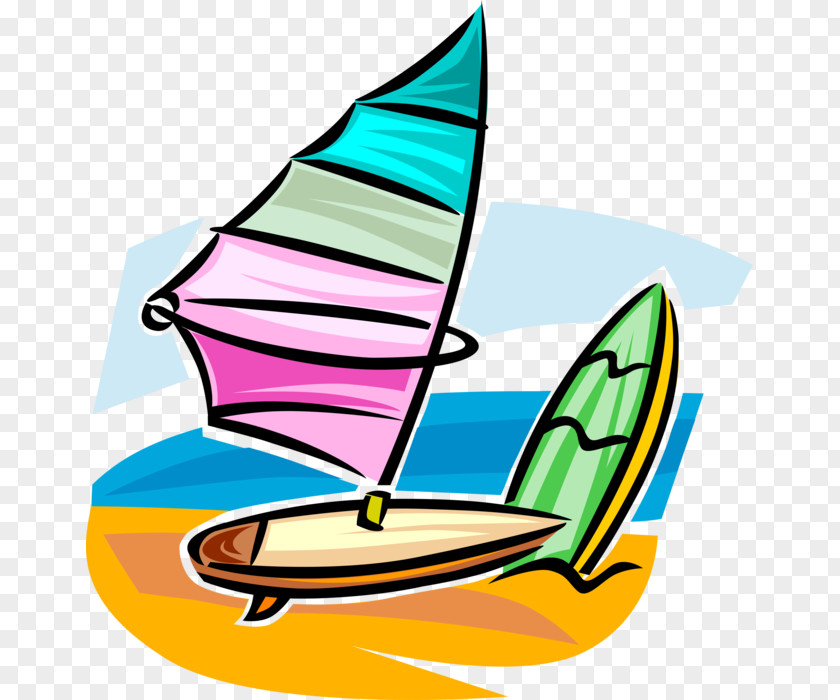 Dinghy Sailing Watercraft Boat Cartoon PNG