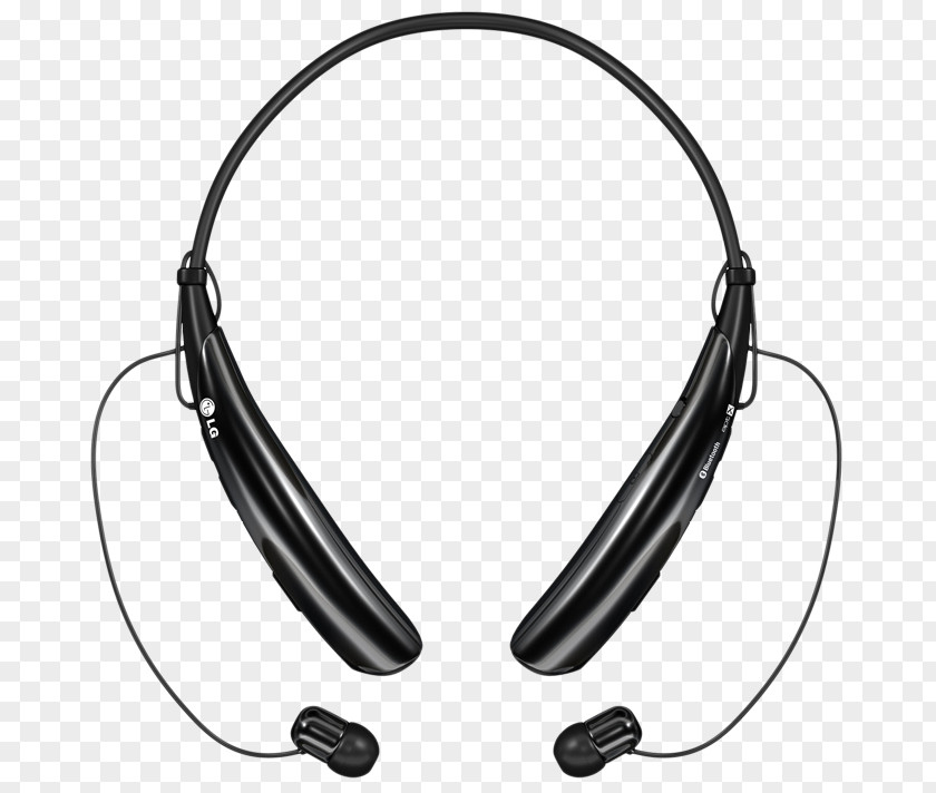 Headphones LG TONE PRO HBS-750 Electronics HBS-730.ACUSBKK Tone And Bluetooth Headset, Black PNG