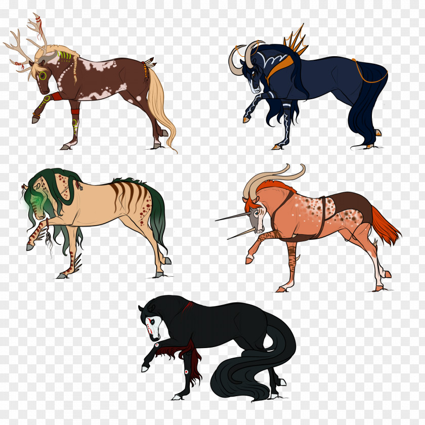 Horse Canidae Dog Cattle Illustration PNG