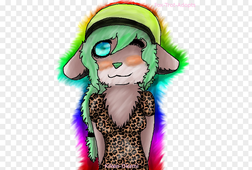 Rainbow Cheetah Illustration Cartoon Animal Facebook Legendary Creature PNG