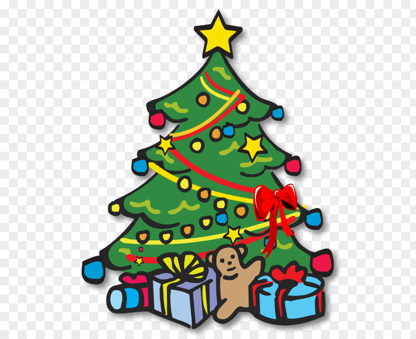 Christmas Tree Clipart Santa Claus Clip Art PNG
