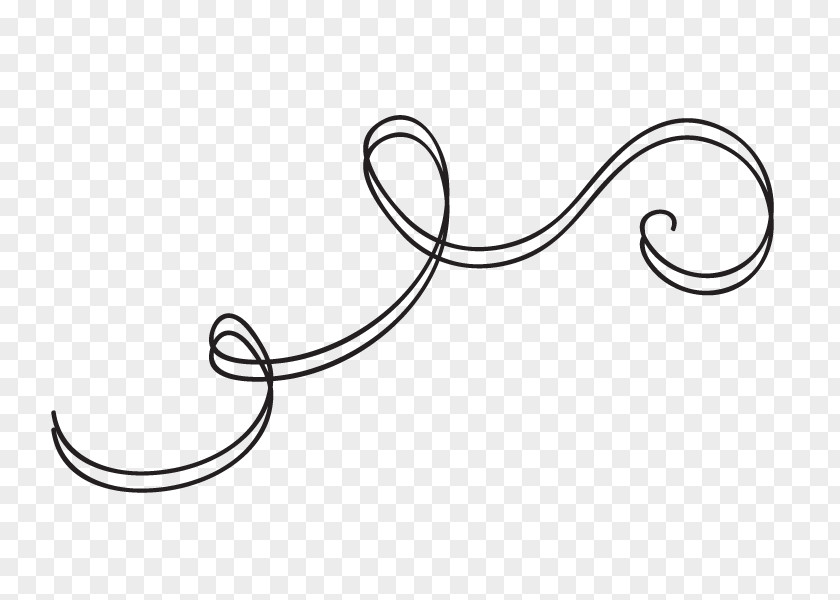Curly Line Art Email User Clip PNG