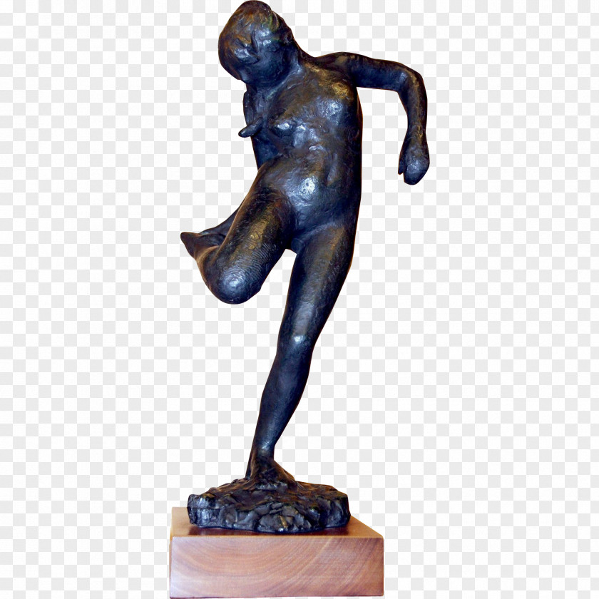 Edgar Degas Bronze Sculpture Classical Figurine PNG