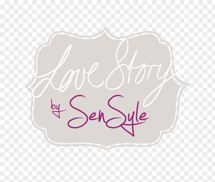 LOVE STORY Logo Brand Pink M Sticker Font PNG