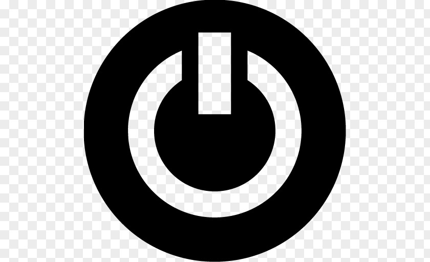 POWER Power Symbol Button PNG