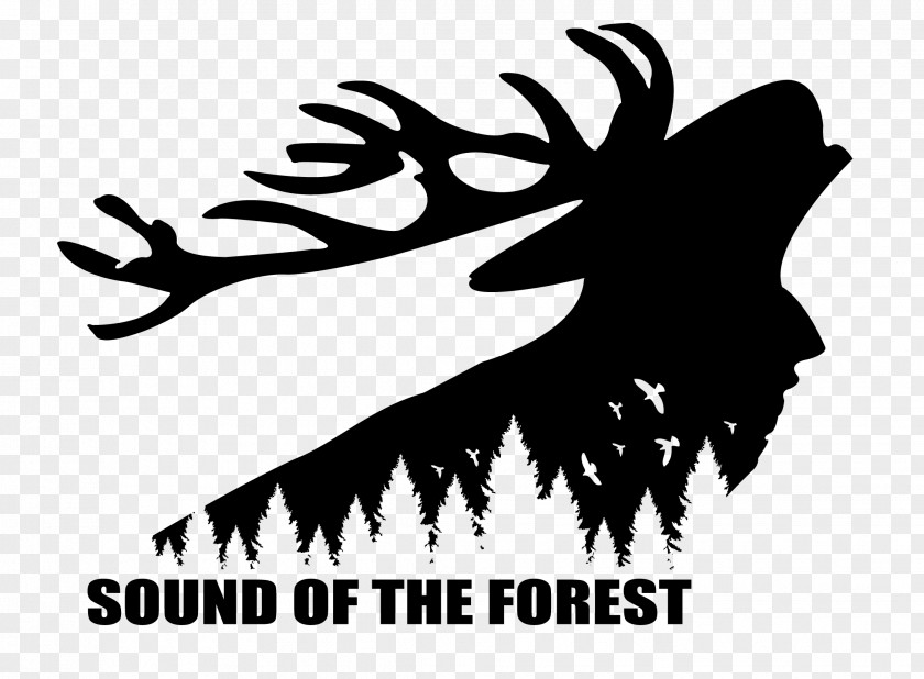 Reindeer Logo Sound Of The Forest Silhouette Graphic Design PNG