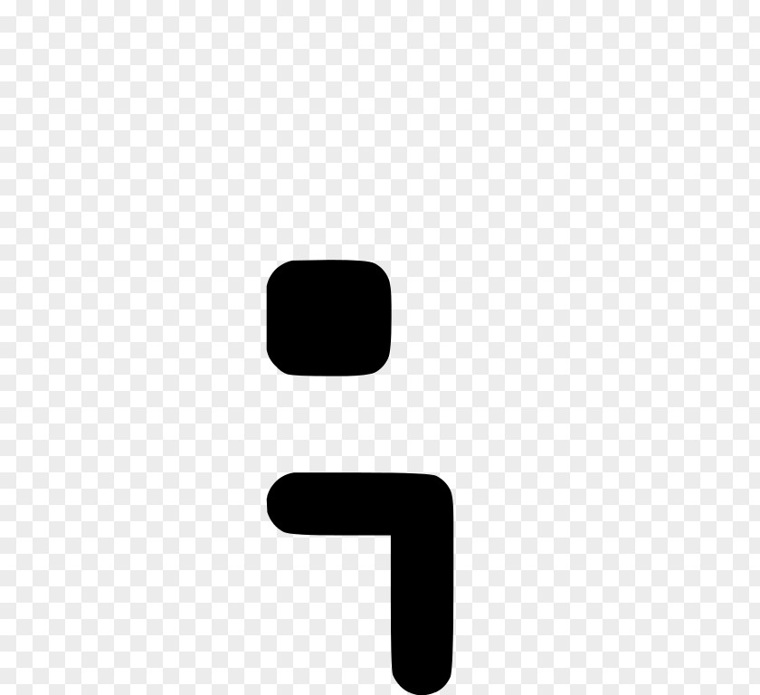 Semicolon Full Stop Punctuation Greater-than Sign PNG