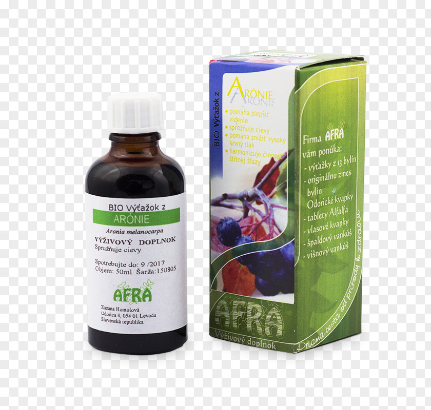 Aronia Tincture Milliliter Volume Author Phytotherapy PNG