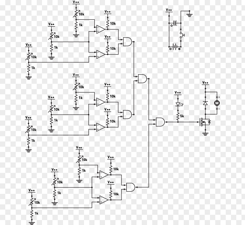 Circuit Diagram Wiring Electronic Comparator Electronics PNG