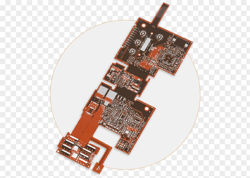 Multi-layer Vector Flexible Electronics Electronic Component Printed Circuit Board PNG