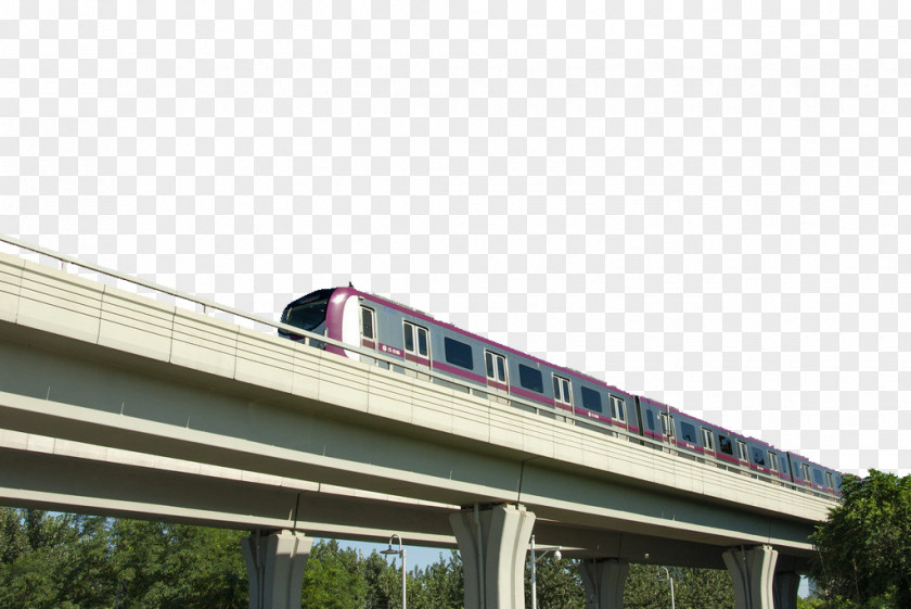 Skytrain Rail Transport Train Light Track PNG