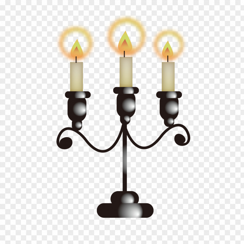 Black And White Candle Lights Light Icon PNG