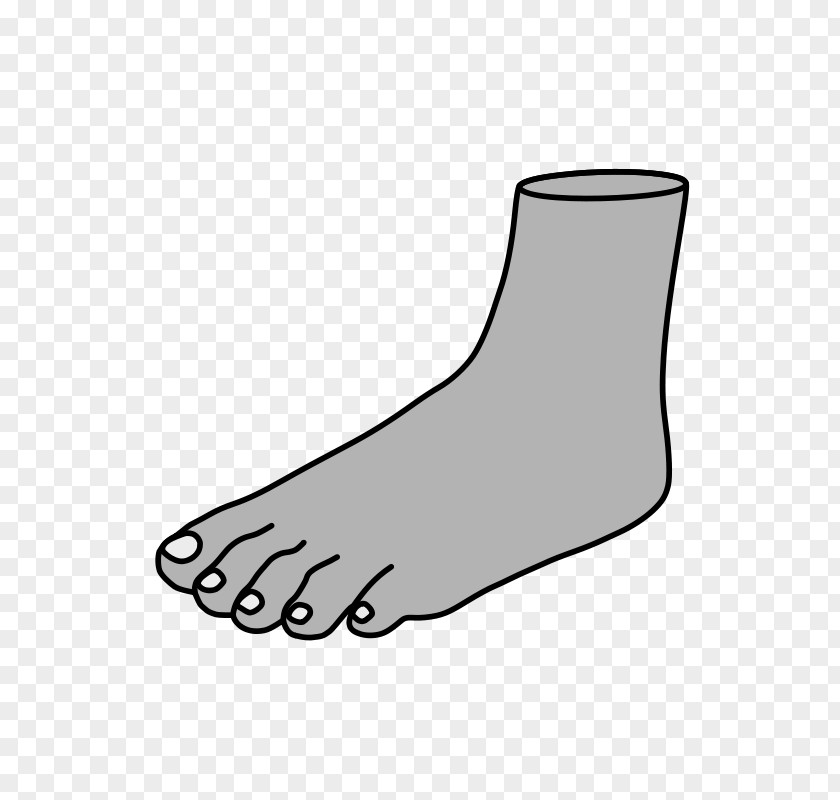 Foot Cliparts Footprint Black And White Clip Art PNG