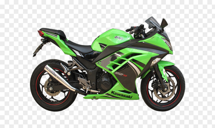 Motorcycle Kawasaki Ninja 400 Exhaust System Sport Bike PNG