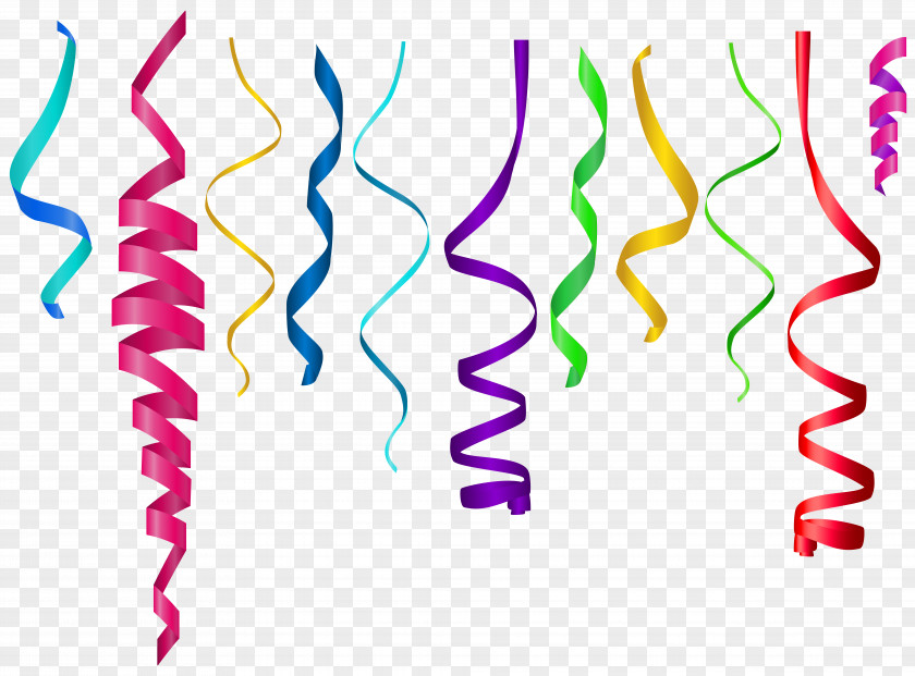 Carnival Awareness Ribbon Clip Art PNG