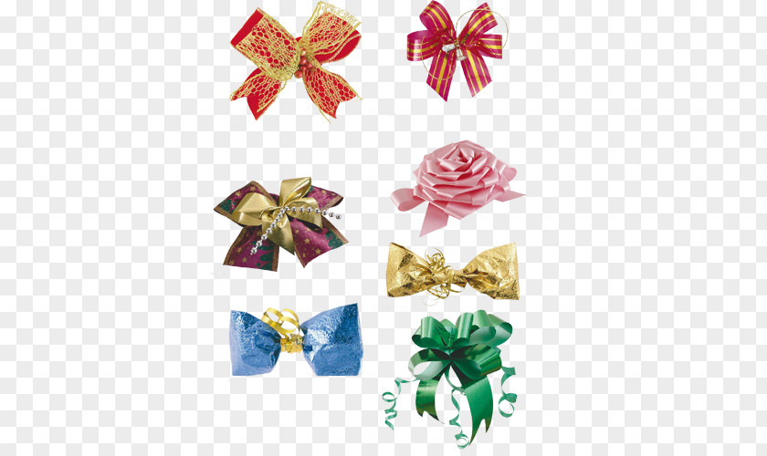 Color Bow Ribbon Gift Packaging And Labeling PNG