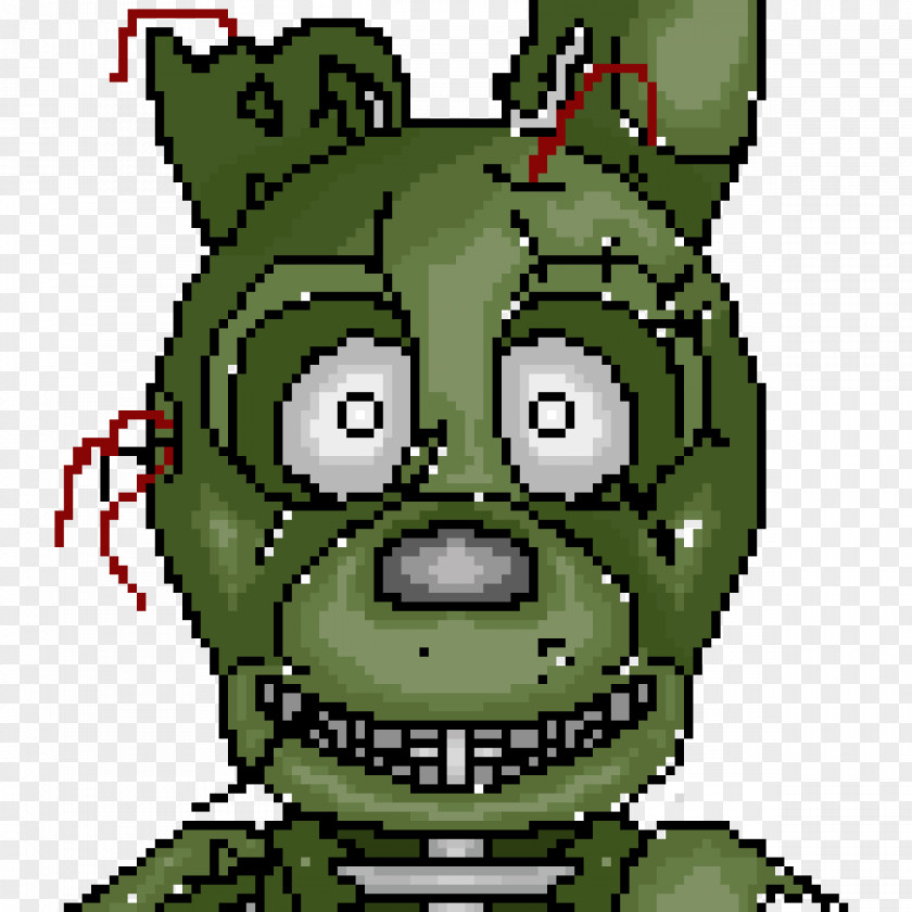 Five Nights At Freddy's Minecraft Pixel Art 3 Clip Illustration PNG