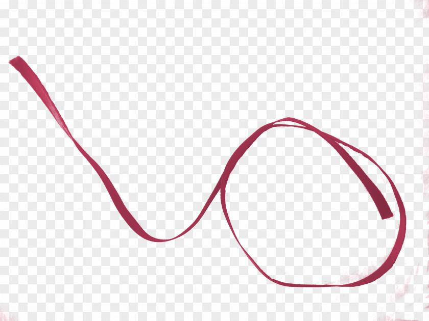 Floating Red Ribbon Silk PNG