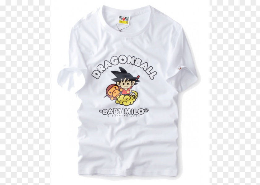 T-shirt Sleeve A Bathing Ape White Streetwear PNG
