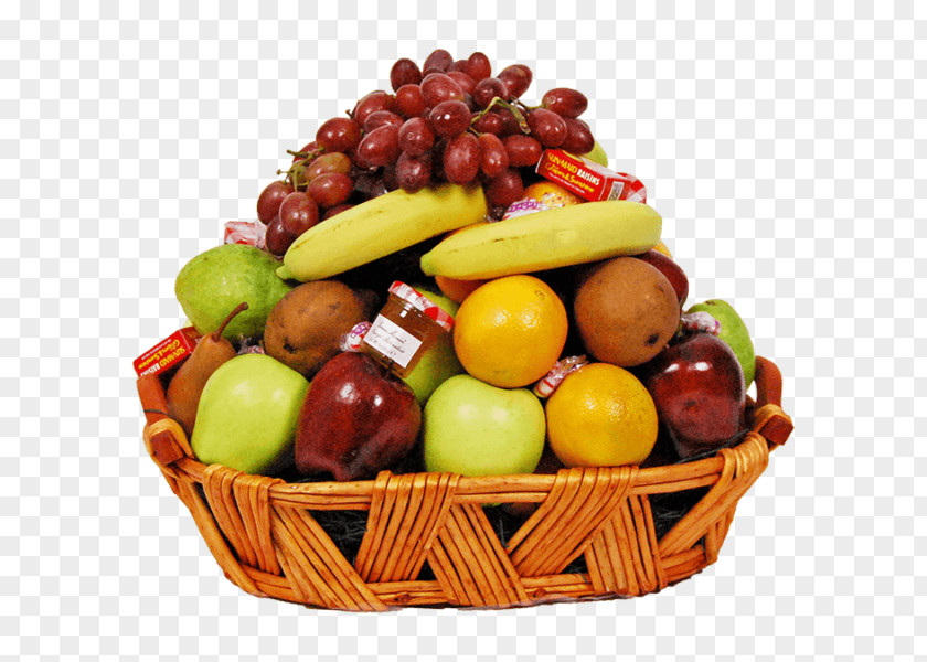 Fruits Basket Food Gift Baskets Vegetarian Cuisine Fruit PNG