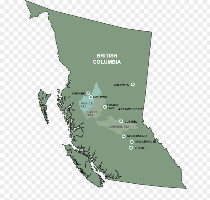 Map British Columbia Water Resources Tuberculosis PNG