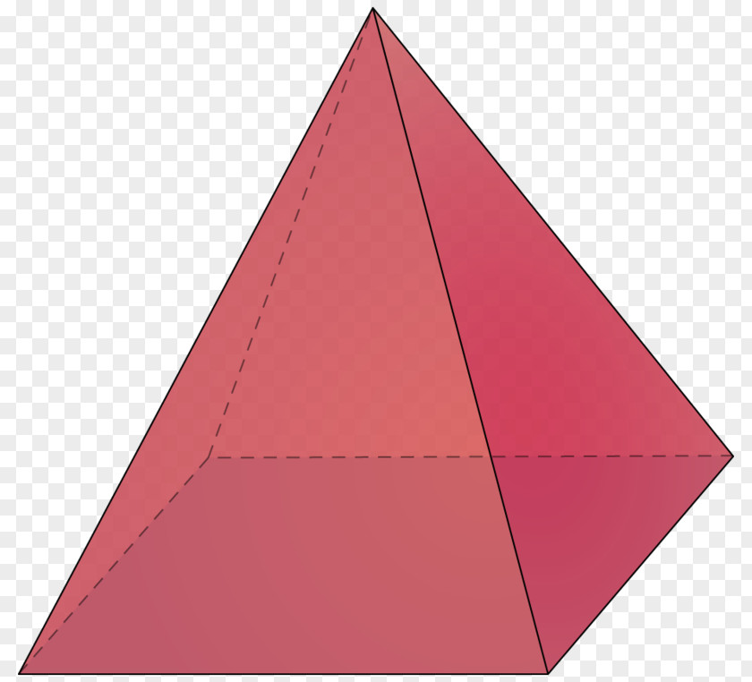 Triangle Pyramid Pink M PNG