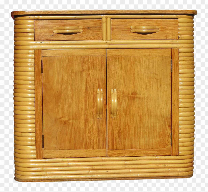 Wood Cabinetry Drawer Rattan Varnish Mahogany PNG